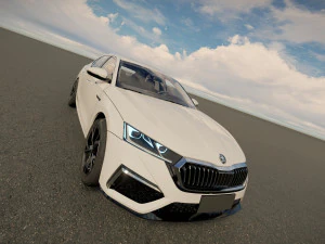 Skoda Octavia RS 2022 3D Model