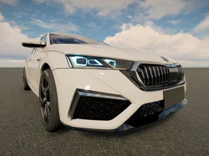 Skoda Octavia RS 2022 3D Model