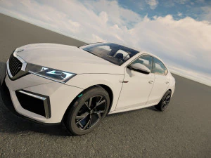 Skoda Octavia RS 2022 3D Model