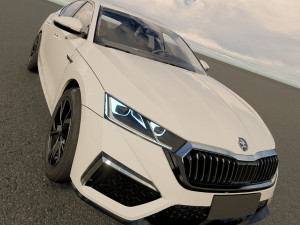 Skoda Octavia RS 2022 Model 3D