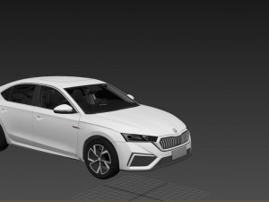 Skoda Octavia RS 2022 Model 3D