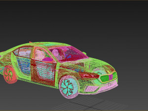 Skoda Octavia RS 2022 Model 3D