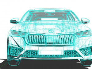 Skoda Octavia RS 2022 3D Model