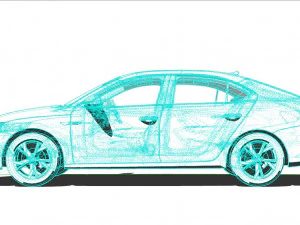 Skoda Octavia RS 2022 3D Model