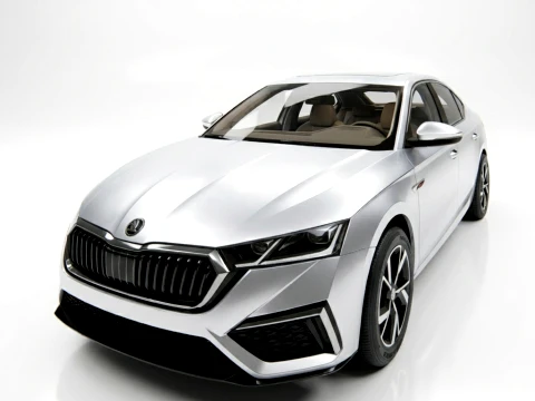 Skoda Octavia RS 2022 Modelo 3D