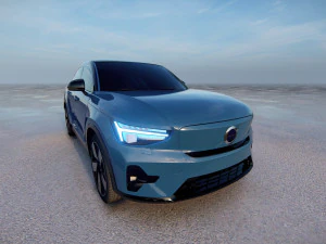 Recarga Volvo C40 2022 Modelo 3D