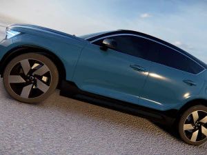 Recarga Volvo C40 2022 Modelo 3D