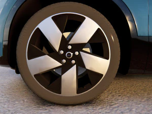 Recarga Volvo C40 2022 Modelo 3D