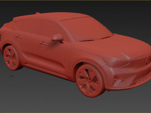 Volvo C40 Recharge 2022 3D Model
