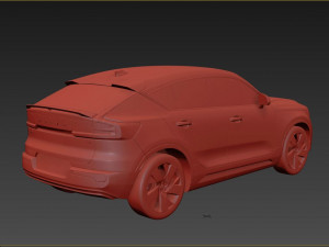 Volvo C40 Recharge 2022 3D Model