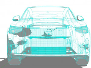 Recarga Volvo C40 2022 Modelo 3D