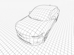 Recarga Volvo C40 2022 Modelo 3D