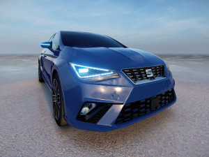 SEAT Ibiza 2022 3D Модель