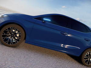 SEAT Ibiza 2022 3D Модель