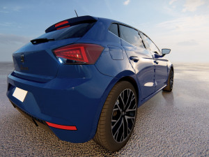 SEAT Ibiza 2022 3D Модель
