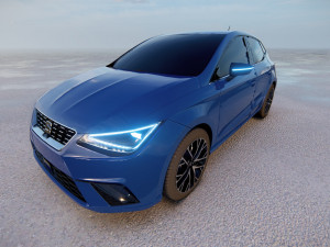 SEAT Ibiza 2022 3D Модель