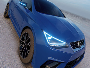 SEAT Ibiza 2022 3D Модель