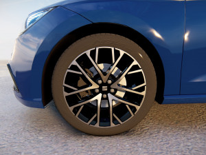 SEAT Ibiza 2022 3D Модель