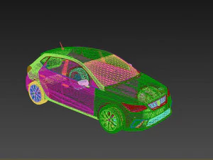 SEAT Ibiza 2022 3D Model