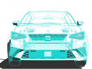 SEAT Ibiza 2022 3D Модель