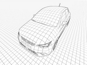 SEAT Ibiza 2022 3D Model