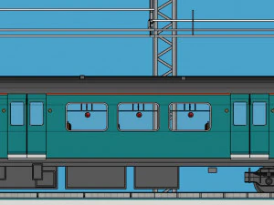 British Rail Class 303 Electric 3D Model