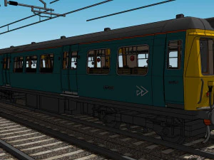 British Rail Class 303 Electric 3D Model