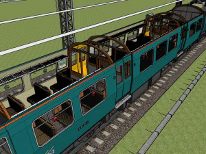 British Rail Class 303 Electric 3D Model