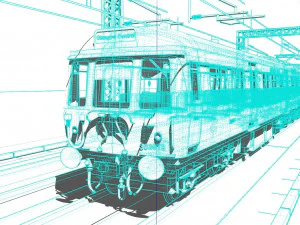 British Rail Class 303 Electric 3D Model