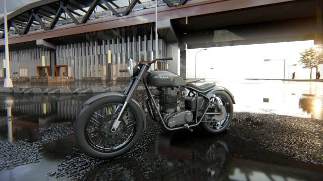 Royal Enfield Classic 500 Modello 3D in Motocicletta 3DExport