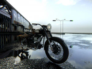Royal Enfield Classic 500 3D Model