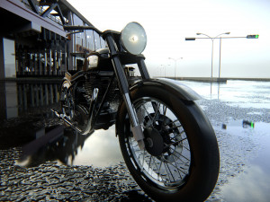 Royal Enfield Classic 500 Modelo 3D