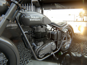 Royal Enfield Classic 500 Modelo 3D