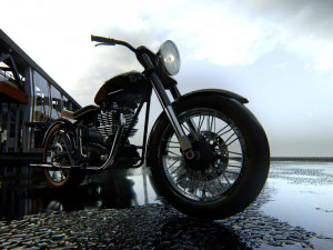 Royal Enfield Classic 500 3D Model