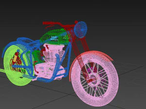 Royal Enfield Classic 500 3D Model