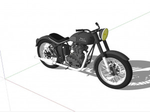 Royal Enfield Classic 500 Modelo 3D