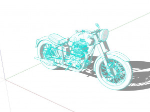 Royal Enfield Classic 500 Modelo 3D