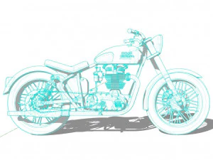 Royal Enfield Classic 500 3D Model