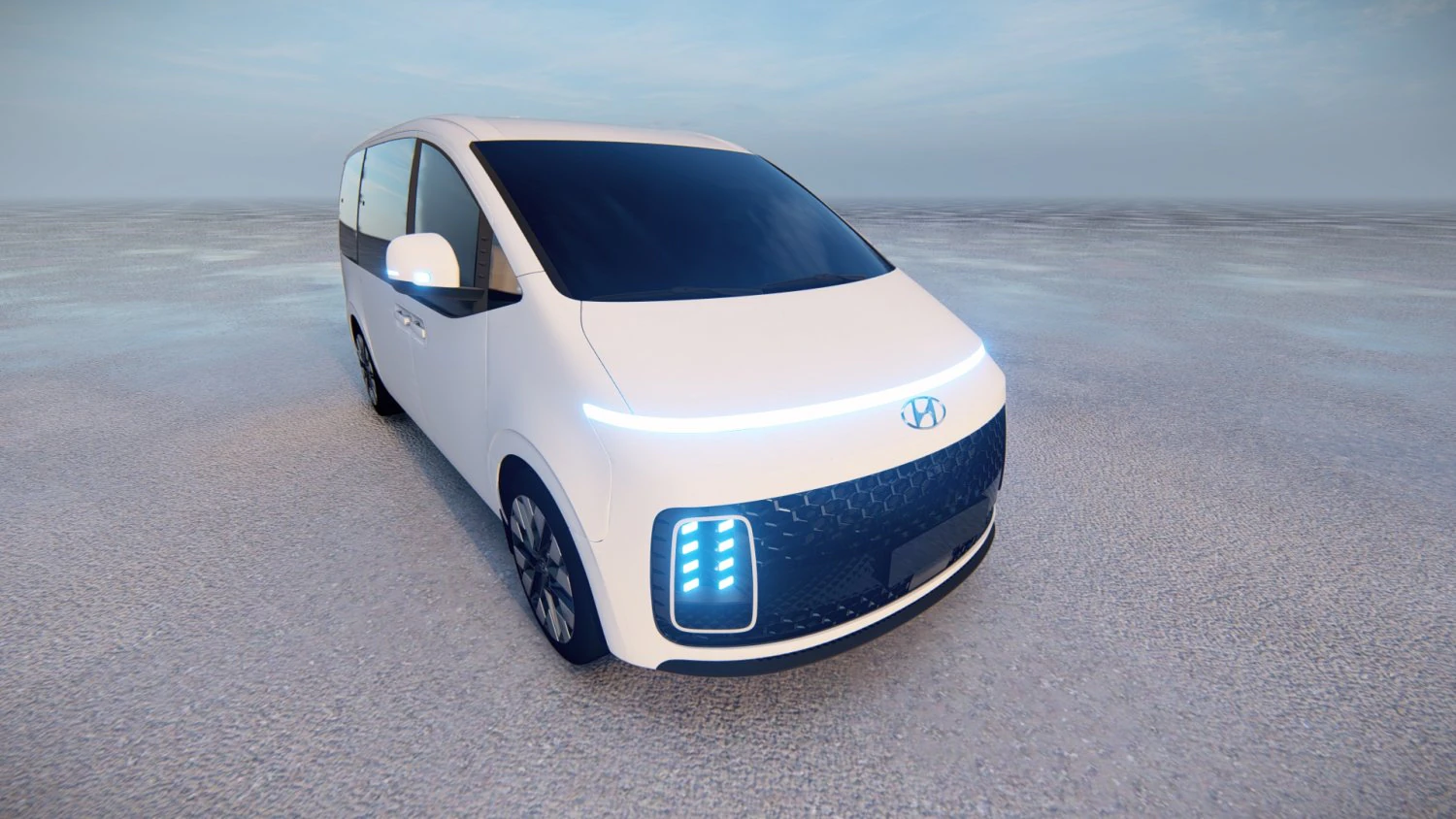 Hyundai Staria 2022 3D Model .c4d .max .obj .3ds .fbx .stl .blend 
