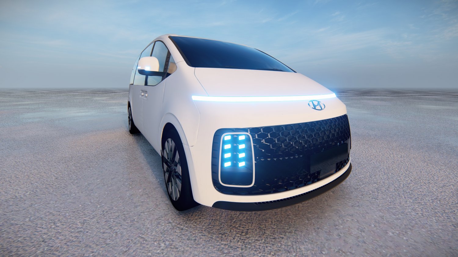 Hyundai Staria 2022 3D Model in Van and Minivan 3DExport