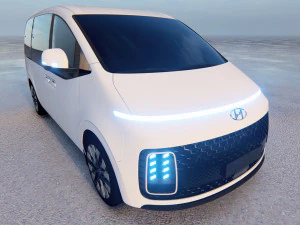 Hyundai Staria 2022 3D Model