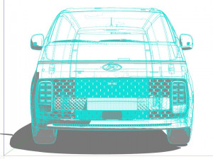 Hyundai Staria 2022 3D Model