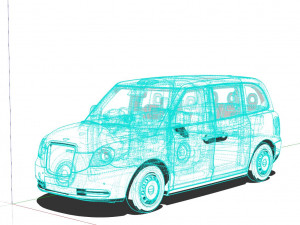 LEVC TX Taxi Modelo 3D