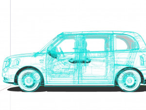 LEVC TX Taxi Modelo 3D