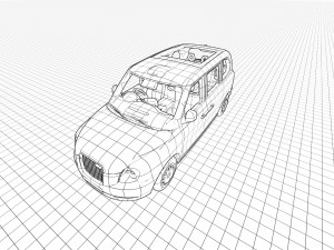 LEVC TX Taxi Modelo 3D