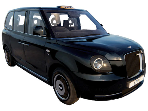 Таксі LEVC TX 3D Модель