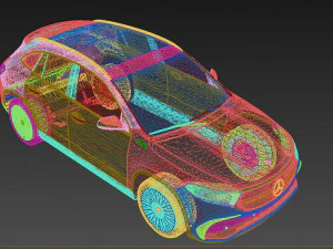 Mercedes-Benz EQA 2024 Modelo 3D