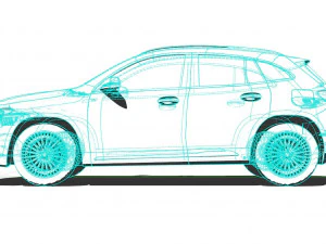 Mercedes-Benz EQA 2024 Modelo 3D