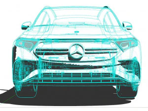 Mercedes-Benz EQA 2024 Modelo 3D