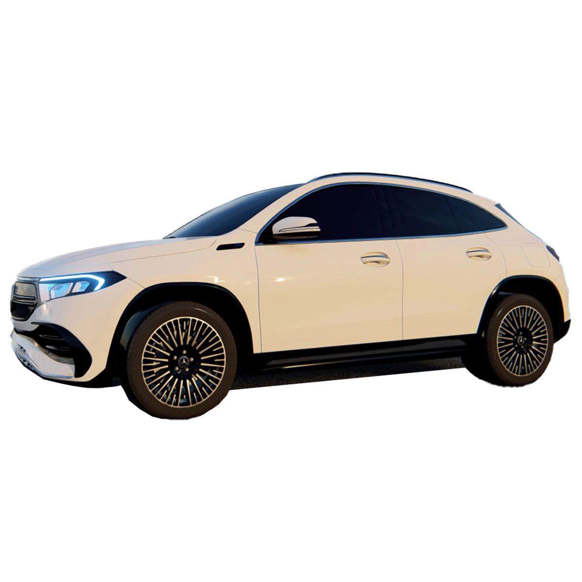 Mercedes-Benz EQA 2024 Modelo 3D .c4d .max .obj .3ds .fbx .stl .blend